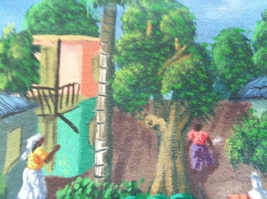 Detail from a Haitian Painting